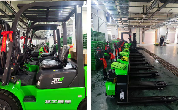 甘南恭喜力盖工程机械：成功新交付几批龙工叉车